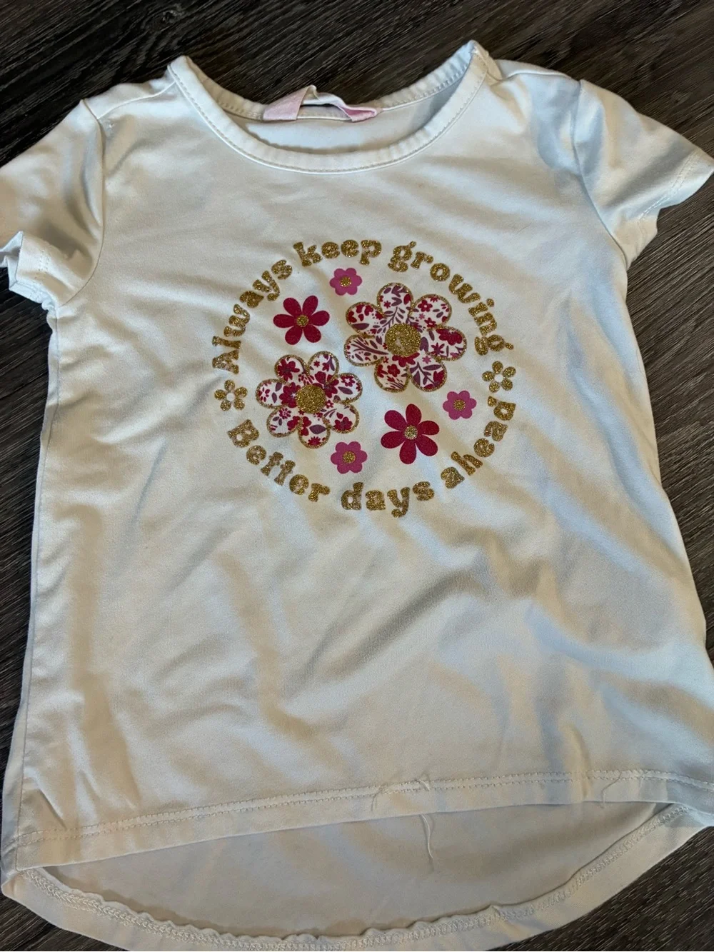 Carter's Toddler Girls Mixed Pink White Purple Floral Tops & Shorts Set